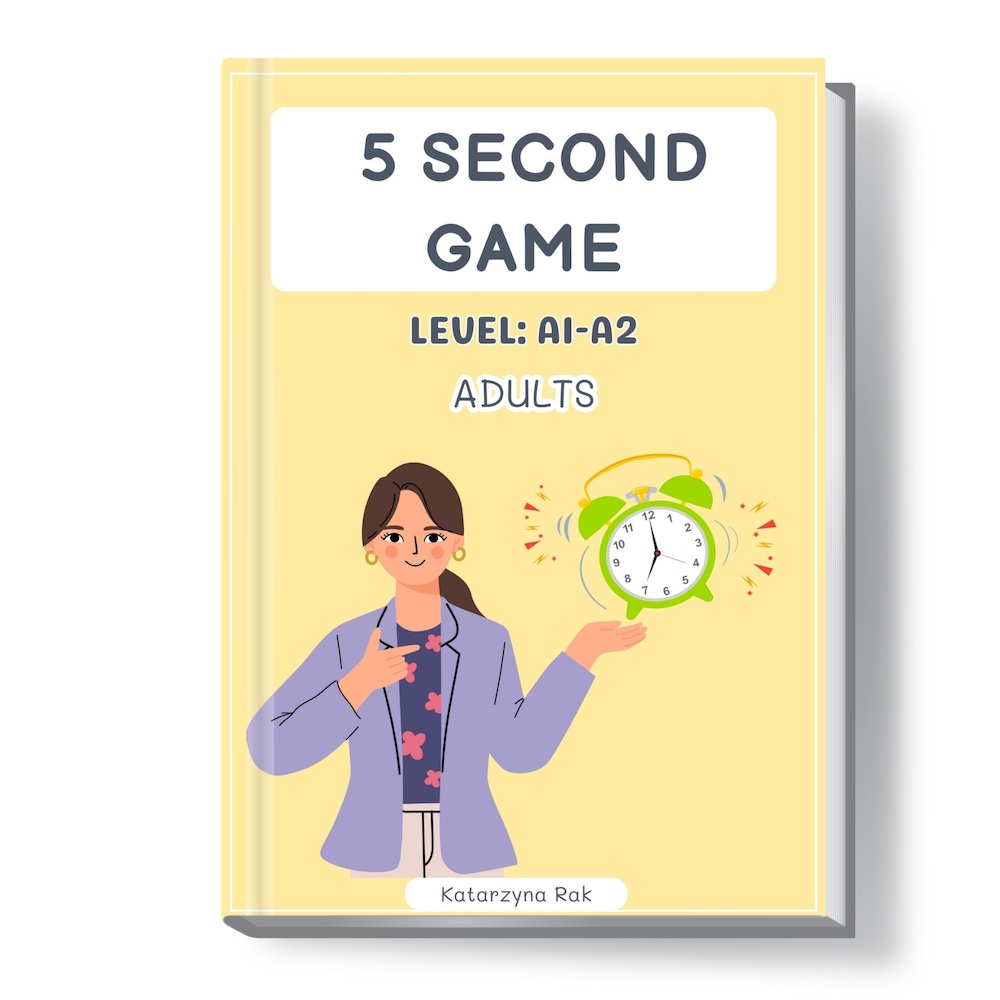 5 Second game Adults Level A1 A2 okladka