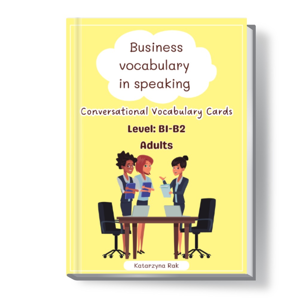 Business Vocabulary in Speaking Adults B1 B2 okladka