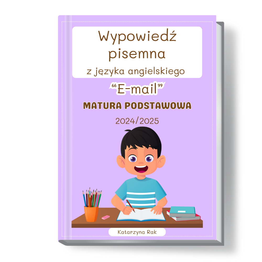 Matura podstawowa Wypowiedz pisemna Email okladka