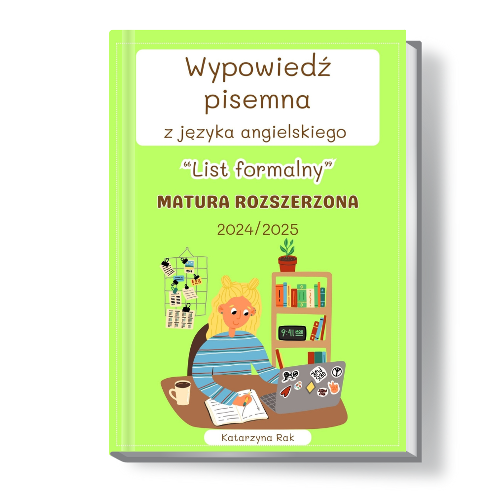 Matura rozszerzona Wypowiedz pisemna List formalny okladka