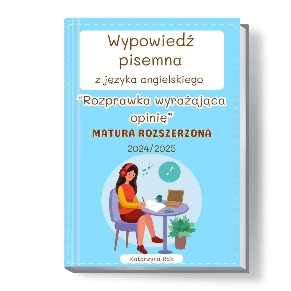 Matura rozszerzona Wypowiedz pisemna Rozprawka opinia okladka