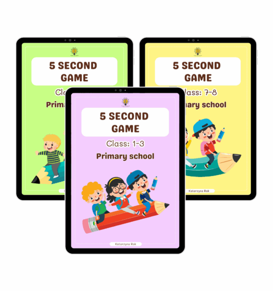 5 Second game. Class 1 8. Primary school 555x592